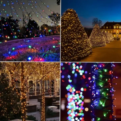 Luces Solares - Para Navidad (10m LED.)