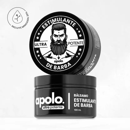 Bálsamo para Crecimiento de Barba Ultra Potente con Minoxidil 20% | 100mL 🔥
