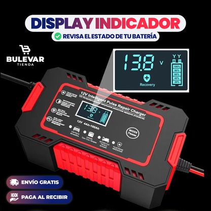 CARGADOR DE BATERÍA PARA CARRO + [ENVÍO GRATIS Y PAGA AL RECIBIR.]