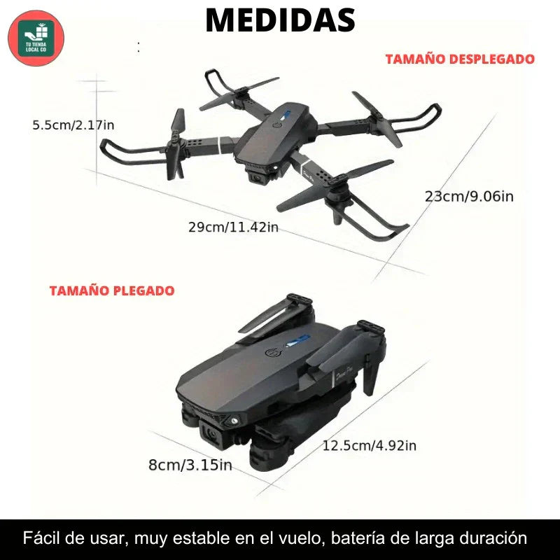 NUEVO DRONE W8 PRO MAX 2025 CON INTELIGENCIA ARTIFICIAL + ESTUCHE DE REGALO 🎁