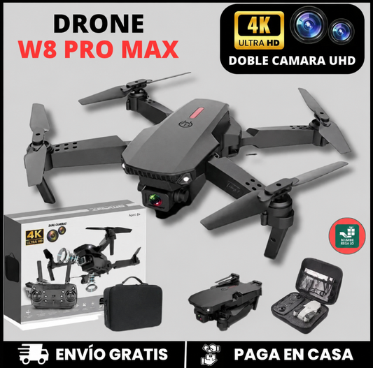 NUEVO DRONE W8 PRO MAX 2025 CON INTELIGENCIA ARTIFICIAL + ESTUCHE DE REGALO 🎁