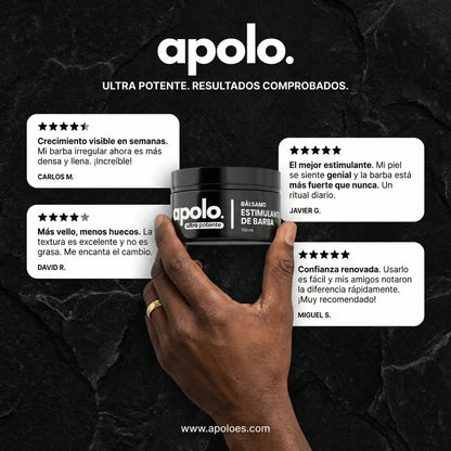 Bálsamo para Crecimiento de Barba Ultra Potente con Minoxidil 20% | 100mL 🔥